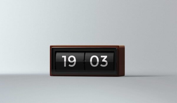 Black Flip Clock